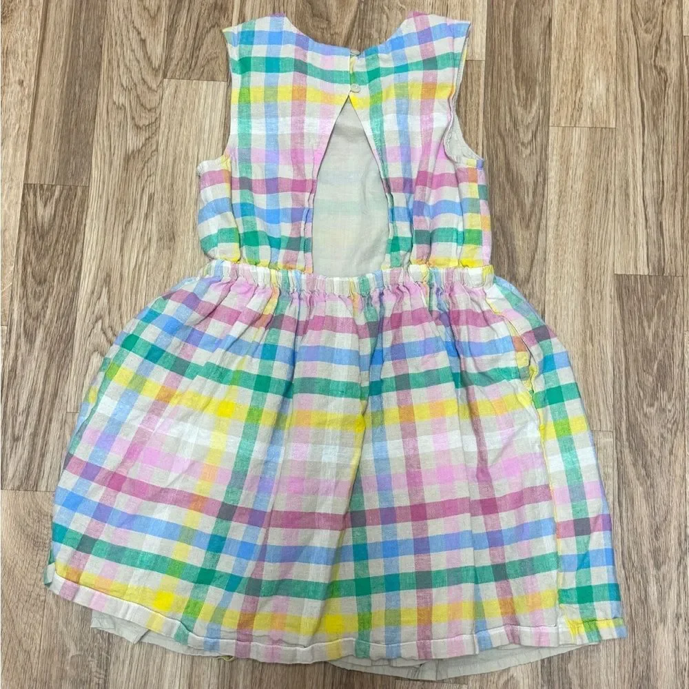 Gap Kids Linen-Cotton Cutout Dress